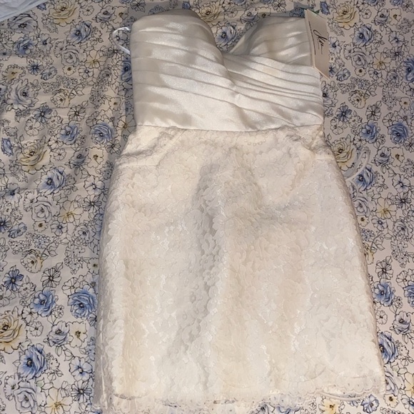 NOIR by Lazaro size 8 party / event dress medium strapless - Picture 3 of 5